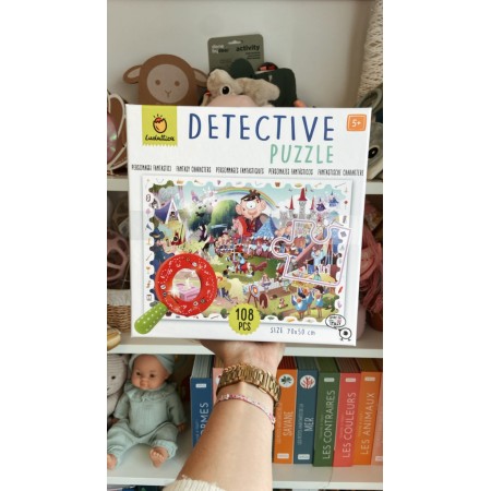 Puzzle Detective 108 pièces - Fantaisie